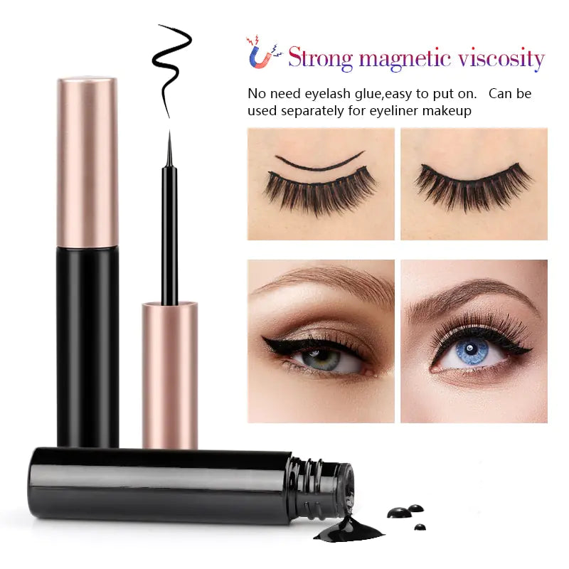 Magnetic Eyelashes 3D Mink - Organic Oasis Beauty