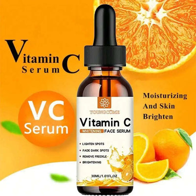 Vitamin C Facial Essence Contains Hyaluronic Acid Dark Spot Remover Moisturizing Repair Anti-aging Essence Facial Skin Care 30ml - Organic Oasis Beauty