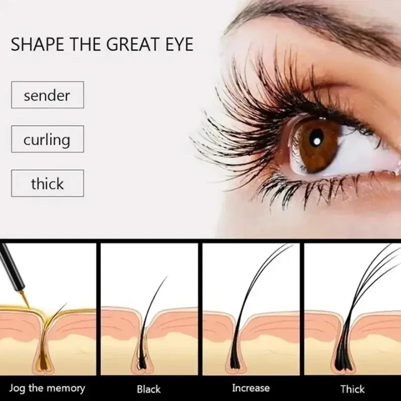 Enhance Eyelash Eyebrow Serum Fast Growth - Organic Oasis Beauty