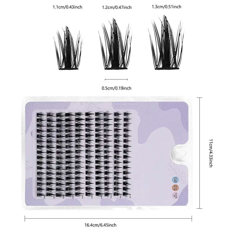 160 Rows Cluster Lashes - Organic Oasis Beauty