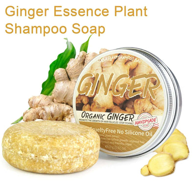 Ginger Polygonum Hair Growth Soap Shampoo - Organic Oasis Beauty