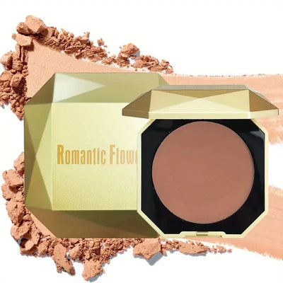 6 Colors Single Layer Bronzing Powder With Puff Face - Organic Oasis Beauty