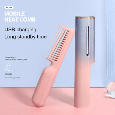 Multifunctional USB Rechargeable Hair Straightener - Organic Oasis Beauty